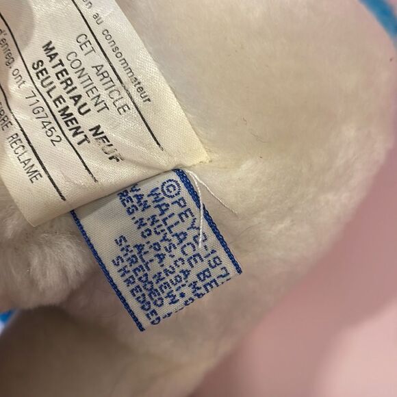 Vintage 1979 Smurf Plush Blue Stuffed Animal Wallace Berrie ganzbros 11” EUD - Picture 10 of 12